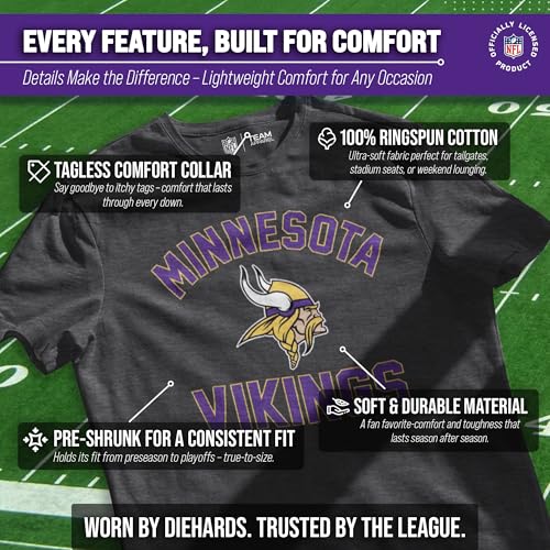 Image of NFL Gameday Cotton Blend T-Shirt for Men and Women - Licensed