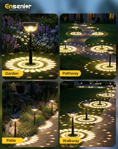 Solar Lights Outdoor Garden 6-Pack