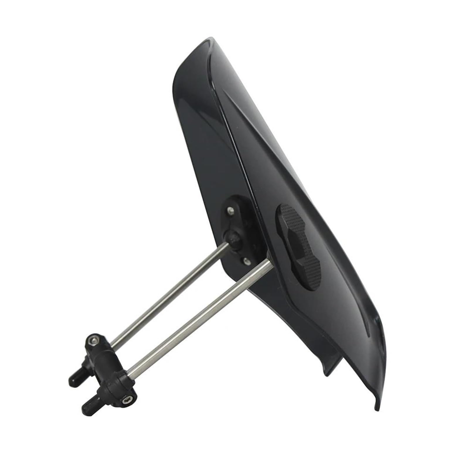 Pare-Brise Avant Réglable pour Moto pour Yamaha XVS 125 250 1100 Dragstar XVZ1300a Royal Star Déflecteurs Avant De Pare-Brise(Noir)