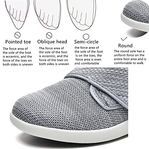 Women's Diabetic Shoes Wide Width Edema Shoes Breathable Memory Foam Lightweight Walking Sneakers for Elderly Swollen Feet4