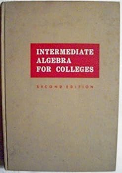 Hardcover Intermediate algebra for colleges Book