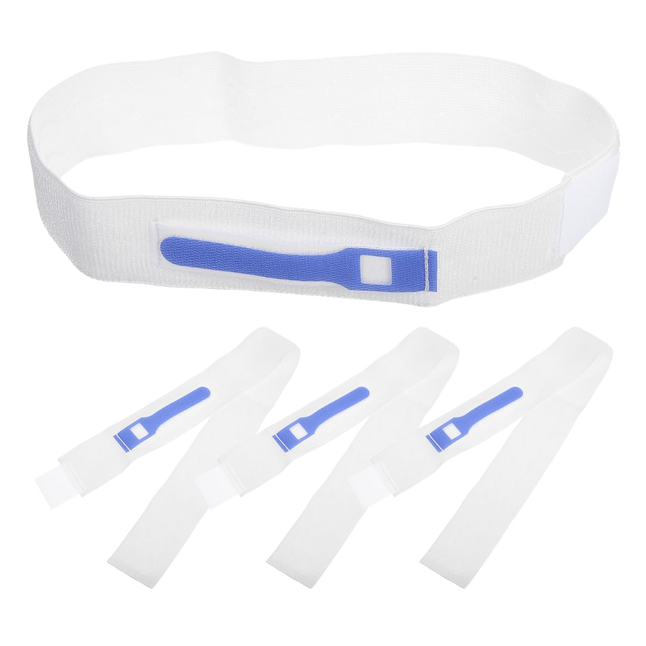 Milisten 4pcs Catheter Leg Bag Holder Urinary Drainage Tube Holder Catheter Stabilization Device Catheter Leg Strap Anti Slip Anti Irritation Catheter Holder