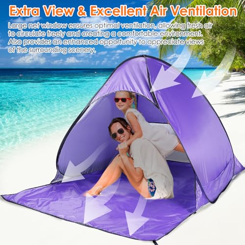 Carpa de Playa Pop Up con Protección UV para 2-3 Personas miniatura 3