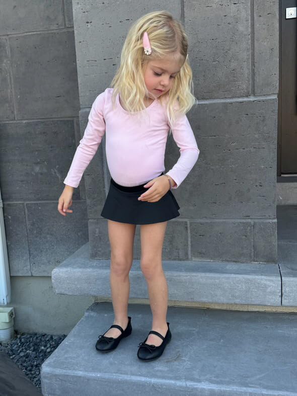 Stelle Long Sleeve Ballet Leotards for Girls Dance Leotard Black Gymnastics Ballet Outfits (Toddler/Little Kid/Big Kid) - Image 5