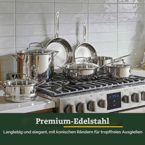 Cuisinart® Chef’s Classic™ Edelstahl-Topf- und Pfannenset, 11-teilig – Ansicht 6