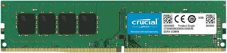 Memória Desktop Crucial Basics - 8GB, DDR4, 3200MHz