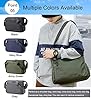 zhongningyifeng Men's Shoulder Bag Nylon Messenger Bag Crossbody Purse Waterproof Lightweight for Travel Work Outdoor #5