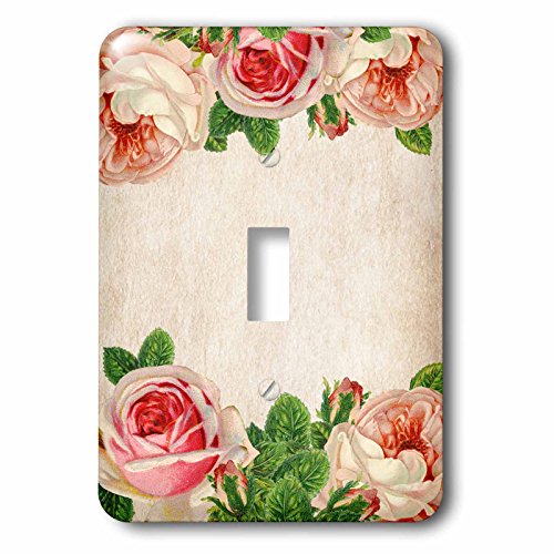 Cubierta para interruptor de luz floral para salones de estilo victoriano 3