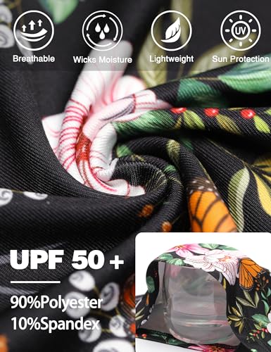 Image of FISHEAL UV Sun Protection Face Scarf Mask, Breathable Gardening Face Cover Neck Gaiter with Ear Loops Bandana for Men Women