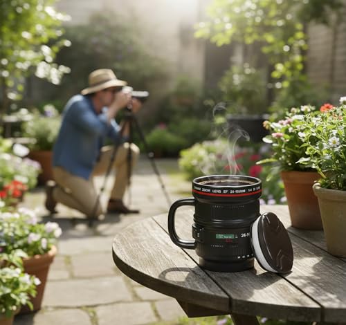 Opiniones de Termo en Forma de Lente de Camara los mejores 5. 27 Imagen adicional