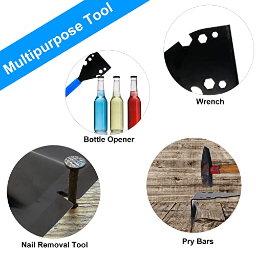 ZDOZITZ Trim Puller Pry Bar, Skirting Board Removal Tool, Removal Multi-Tool for Skirting Board Baseboard, Molding - Image 3