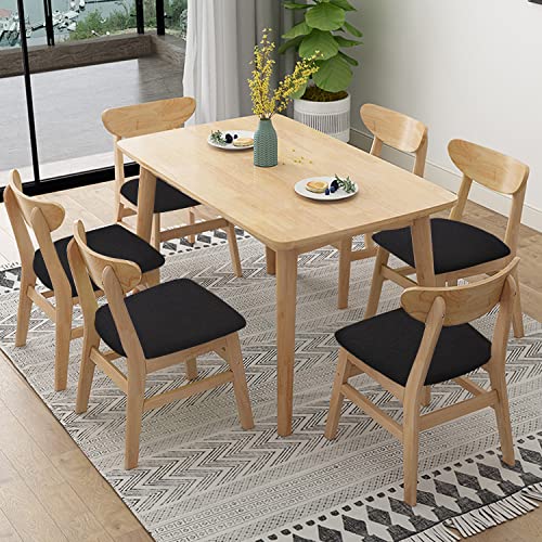 Stretch-Chair-Seat-Covers-Set-of-6-Jacquard-Dining-Room-Chair-Cover-Protector-Seat-Slipcover-Removable-Washable-Kitchen-Chair-Covers-Black-6 Stretch Chair Seat Covers Set of 6 Jacquard Dining Room Chair Cover Protector Seat Slipcover Removable Washable Kitchen Chair Covers Black 6
