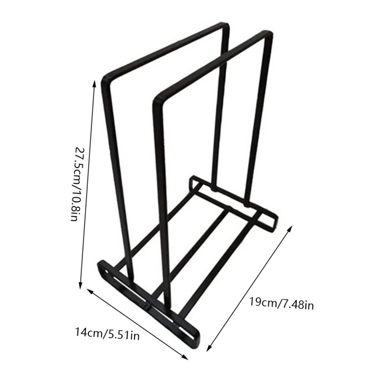 GLEAVI Multifunctional Iron Hanger Rack No Punch Storage Organizer for Closet and Hanger Holder Design for Home Organization and Space Saving