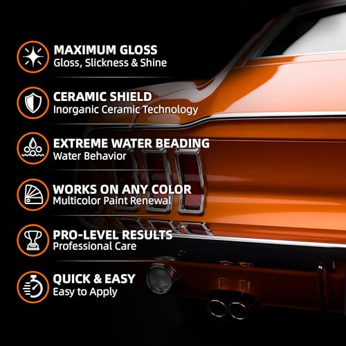 Image of Ceramic Coating for Cars - Quick Effect Spray Coating, Extremely Hydrophobic Car Spray Coating, Easy to Use Coating for Paint Polish & Shine - 2 Pack for Car /Truck /RV /Motorcycle