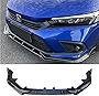 Front Lip For 2022 2023 11th Honda Civic Sedan Front Bumper Chin lip Splitter Body Kit Spoiler Carbon Fiber Style ABS