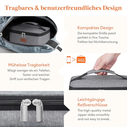 Lifewit Kühltasche Klein, Lunchbox, Lunchtasche, Faltbar Isoliertasche 6L – Ansicht 4
