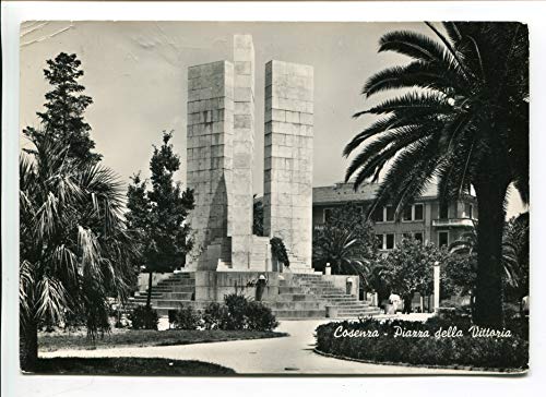 1961 Piazza della Vittoria GULLER Cosenza FG B/N VG Buona Pasqua