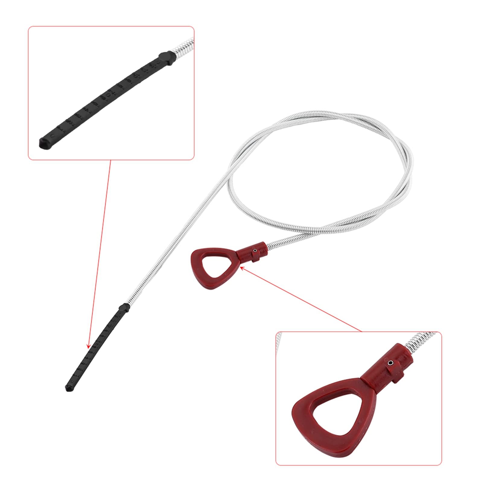 Automatyczna skrzynia biegów Dipstick, 120 cm 48" narzędzie do naprawy dipstick silnika samochodu przekładnia Dipstick automatyczny trans poziom do Ben-z 722.6