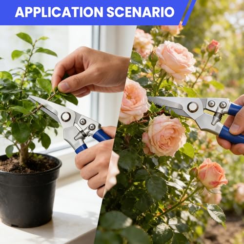 Set 2 Tijeras de Podar para Jardín Garvee miniatura 7