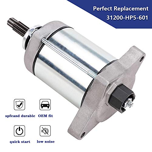 31200-HP5-601 Starter Motor Assembly Replacement for Honda TRX420 Rancher 2007 2008 2009 2010 2011 2012 2013 2014