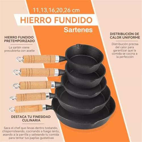 Consejos y reviews para comprar Sartenes de hierro fundido de esta semana. 14 Imagen adicional