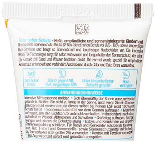 Garnier Ambre Solaire Sunscreen Kids/Children's Sunscreen Milk Extra Waterproof/SPF 50+, 1 Pack - 50 ml (Packaging may vary) - Image 5