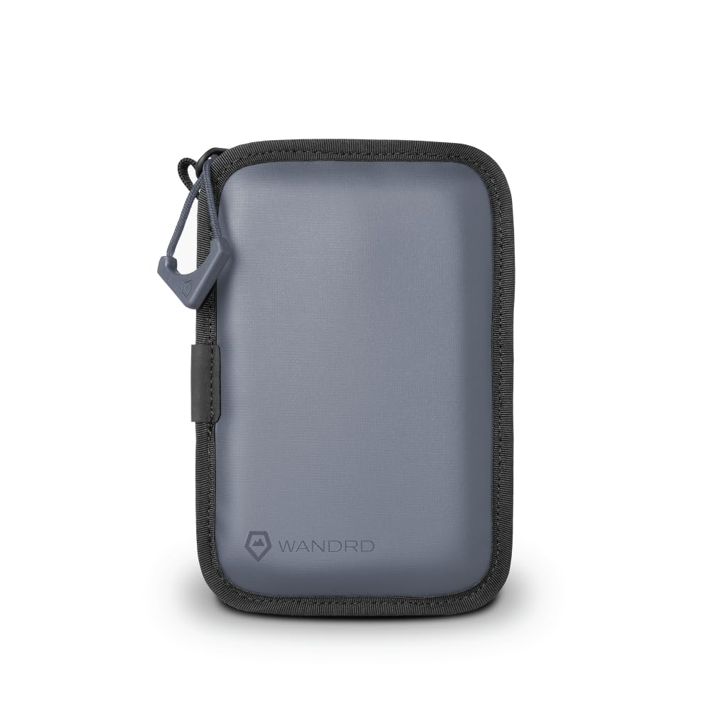 WANDRD Speicherkarten-Etui, robuster SD-, Micro-SD-Kartenhalter für Schöpfer, Kamera-Zubehör und Elektronik-Organizer für Reisen (Ägäisches Blau)