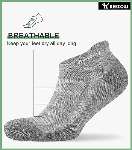 Calcetines atléticos al tobillo KEECOW perfectos para tu rutina de running 4