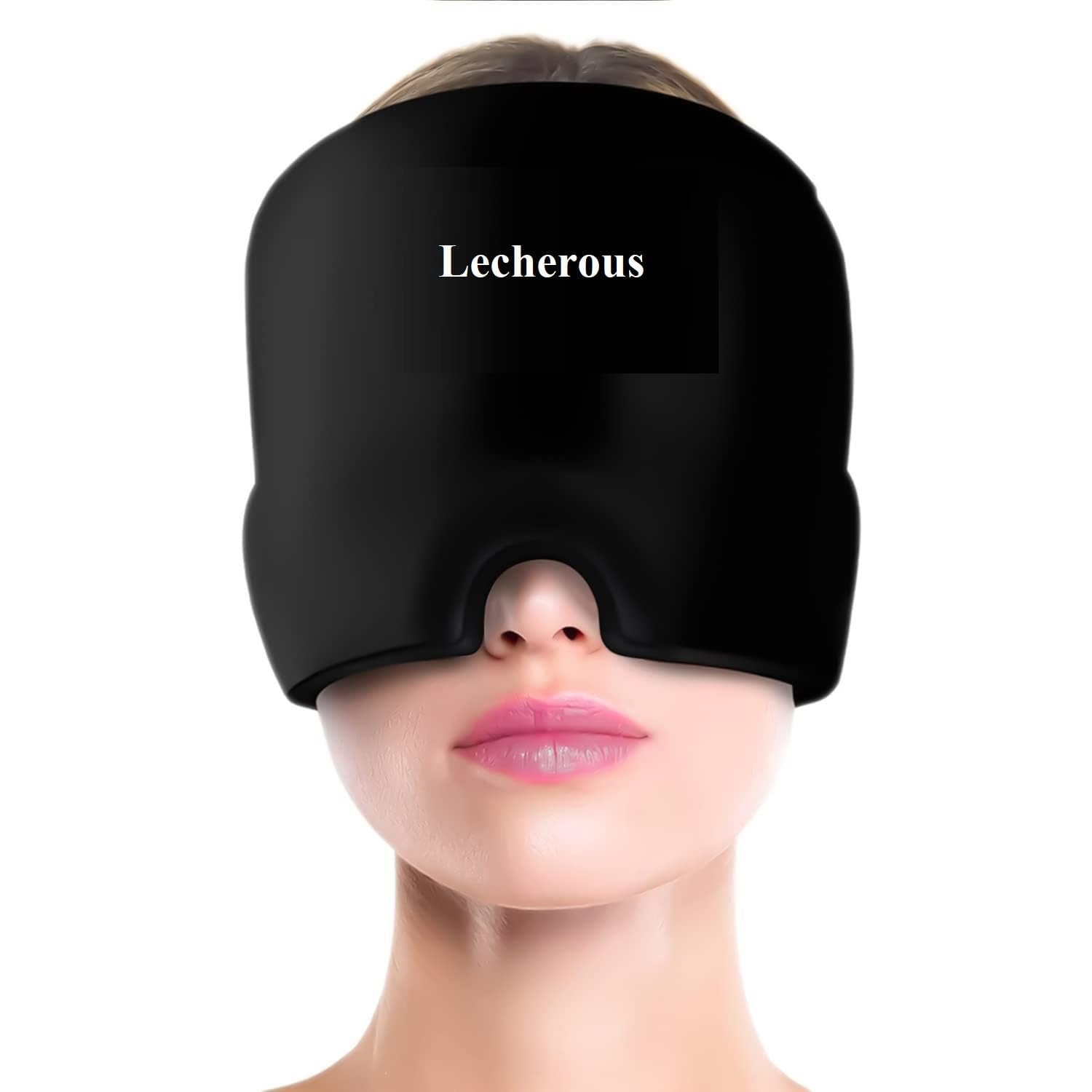 Headache Migraine Relief Ice Hat Cold Compress Soothing Eye Masks Soft & Flexible Cooling Gel Sleep Mask Apply To Sinus Tension Stress Anxiety Puffy Eyes As Relaxation Gifts For Women & Men-image-24
