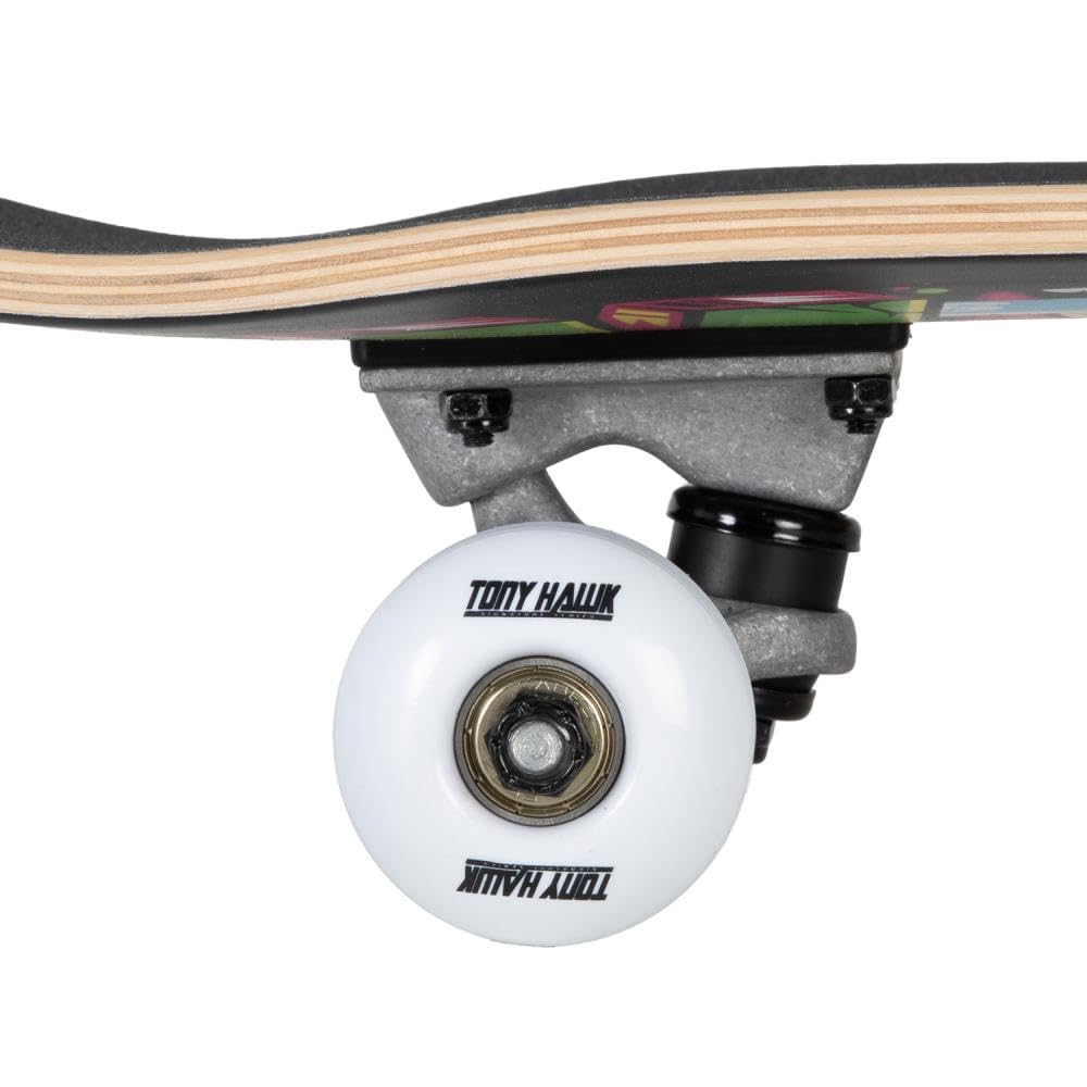 Tony Hawk - Monopatín completo profesional serie principiante 8.0" con herramienta multiusos + 50 pegatinas