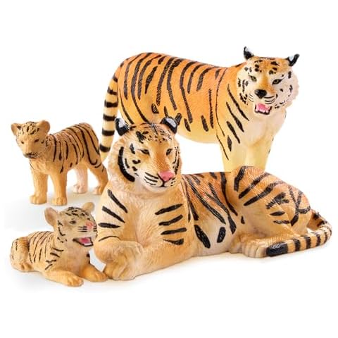 Terra by Battat Tiger Family Toy Set Cover