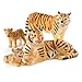 Terra by Battat – Tiger Family - Toy Tiger Safari Animals for Kids 3-Years-Old & Up (4Pc)