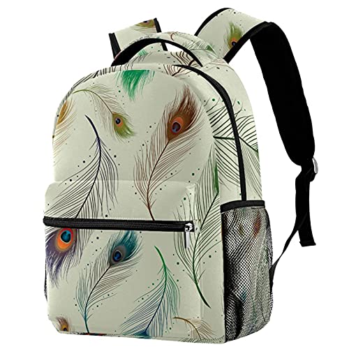 Sac à dos paon pour soulager le dos des enfants avec sa gourde accessible