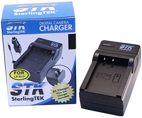 Stk Lp-E17 Battery Charger For Canon Lc-E17 Lce17 Lc Lpe17 Lp E17 Eos Rp Rebel T8I T7I T6I T6S R10 Sl2 Sl3 M3 M5 M6 200D 77D 750D 800D 8000D 8I 7I 6I T81 T71 T61 17 Bg-E18 Batteries Grip Accessories #TOP2
