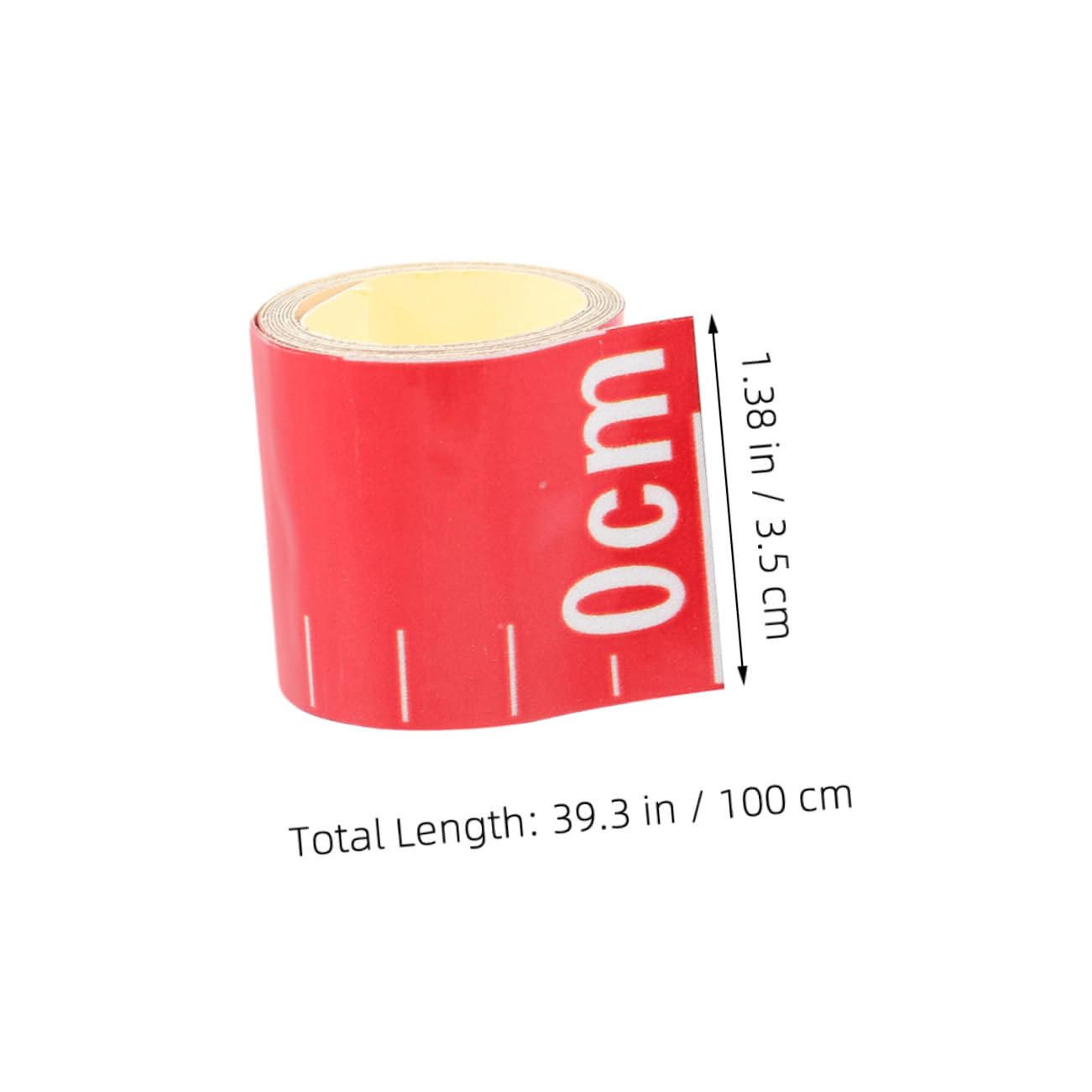 LALAFINA Self-Sticky Water Level Gauge Sticker Measuring Tape Adhesive Backing for Tanks Oil Water Material for Precise Measurement