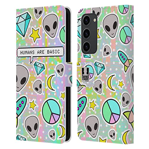 Housse cuir Galaxy S23+ Head Case Designs avec fentes pour cartes