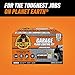 Gorilla Epoxy Garage Floor Coating (12 pc) Kit, 2.5-Car, Concrete Flooring, 100% Solids, Superior Adhesion, Incredibly Durable High Gloss Gray Finish, 550 sq. ft. Coverage