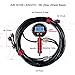 JINKEY 4 Tire Pressure Equalizer System, Upgrade Digital Tire Pressure Gauge Professional 4 Way Tire Inflation Deflation System with 4 air Chuck air Down Tool for 4 Tires Car Off Road Vehicles