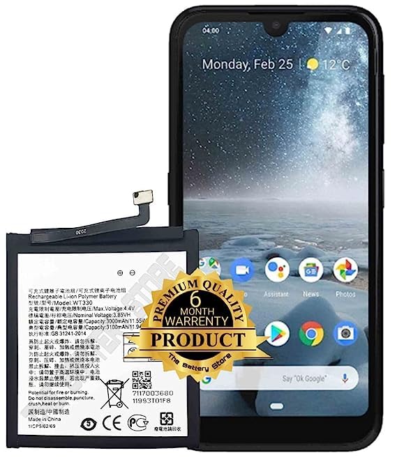 Image of THE BATTERY STORE Original WT330 Battery for Nokia 4.2 TA-1184 TA-1133 TA-1149 TA-1150 TA-1157 TA-1152 Battery with 6 Month Warranty*** (NN71)