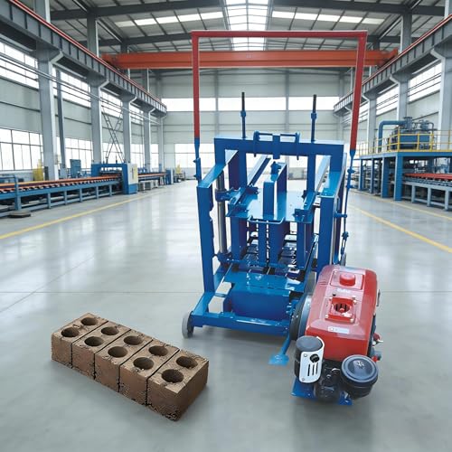 Block Making Machine | for Interlocking Paving & Hexagonal Bricks | Commercial Construction Sites & Masonry Contractors | Electric Driven