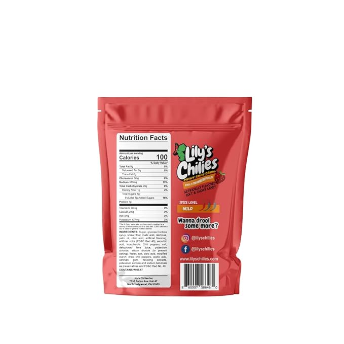 Lilys Chilies, Caramelo Masticable Agrio y Chile (Paquete Variado) miniatura 9