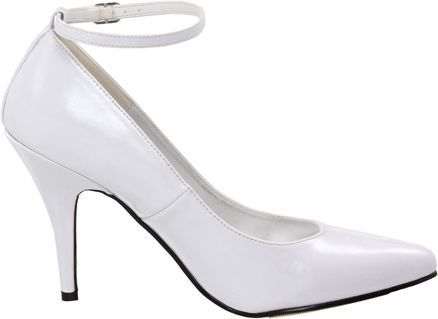 Ellie Shoes Women's 8401 Pump, White, Size 9.0