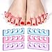 Melodysusie All in One Nail Brush Set MelodySusie 6Pcs Toe Separators for Women Pedicure