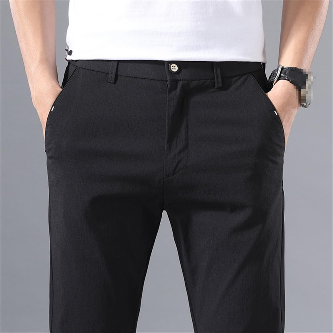 Vogrtcc Pantalones Casuales De Hombre Pantalones Formales De Negocios Rectos