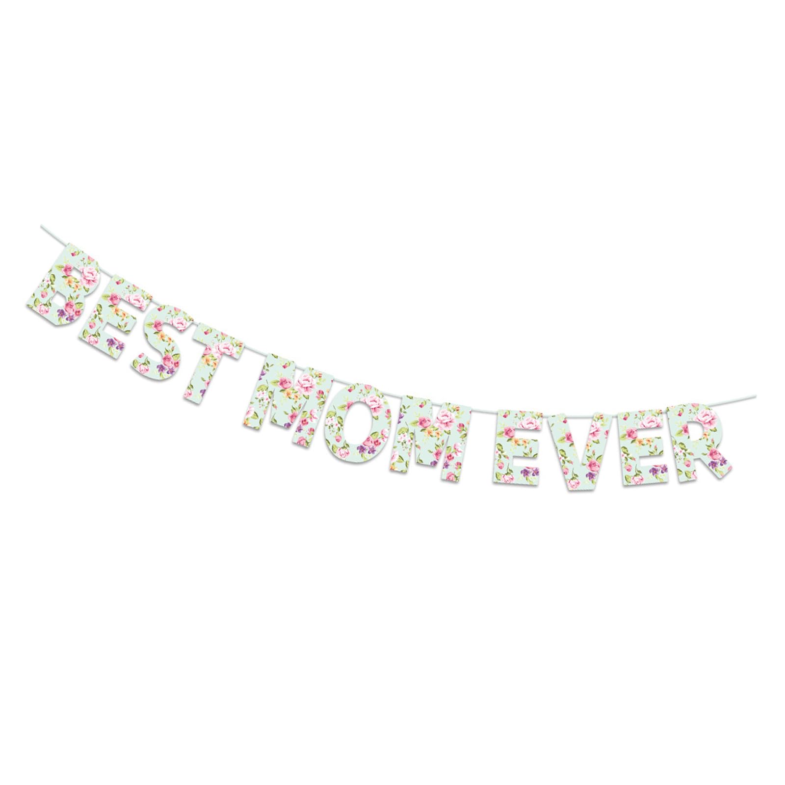 YPBEW Cheerful Mother ’ s Day Party Bunting for Decorating Your Event and Honoring Mothers on Their Happy Mother ’ s Bunting