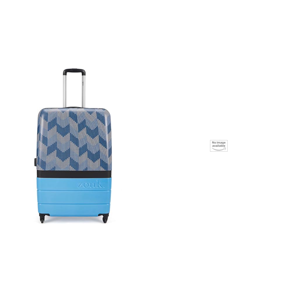 zouk Large Trolley Bag, Hardside Polycarbonate Medium (69Cm) Suitcase with 360 Spinner Wheels + Medium Trolley Bag, Hardside Polycarbonate Medium (57 Cm) Suitcase with 360 Spinner Wheels and-picture-54