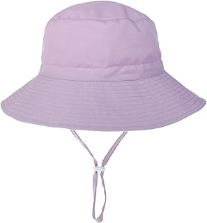 Chapéu bucket para bebês meninos e meninas chapéu de proteção solar de verão FPS 50 + protetor solar UV chapéu chapéu de pescador de aba larga
