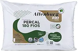 Travesseiro 180 Fios - 100 Anos - 50cm x 70cm - Branco