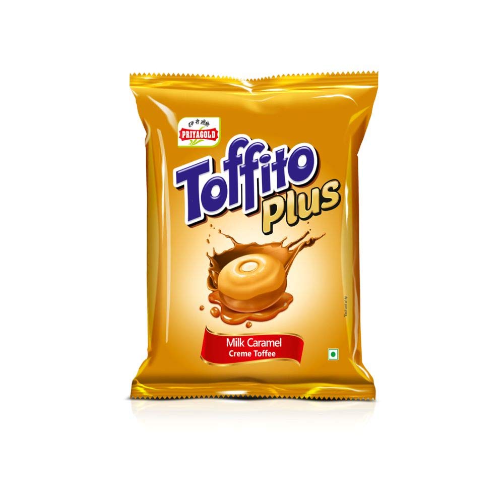 PRIYAGOLD TOFFITO Milk Caramel (Pouch) (50 pcs) - 200g