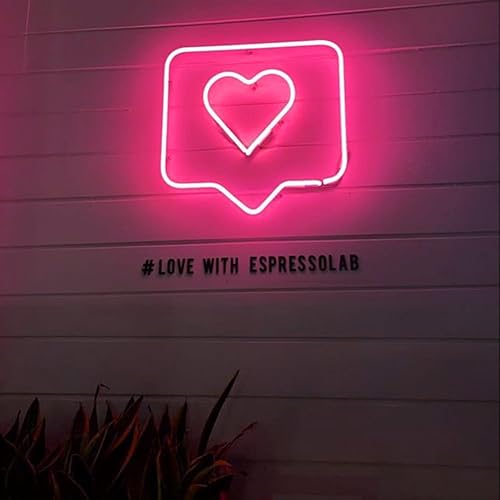Miniatura 8 de Letrero de luz LED en forma de corazón con forma de corazón para decoración de pared, letrero de luz de neón arcoíris de corazón rosa para